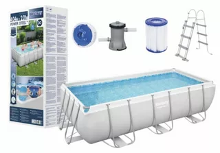 Záhradný bazén - Obdĺžnikový rámový bazén Bestway 404 x 201 cm